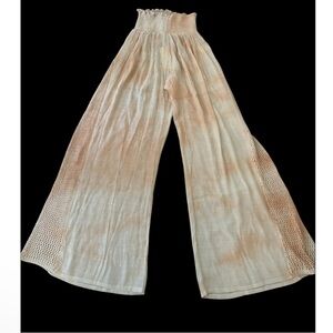 Elan Palazzo Pants with Side Crochet NWT